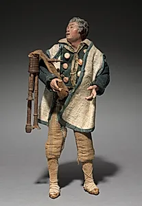 Figure from a Crèche: Piper by Unknown Artist