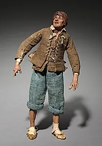 Figure from a Crèche: Shepherd by Unknown Artist