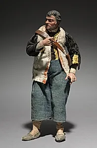 Figure from a Crèche: Standing Man by Unknown Artist