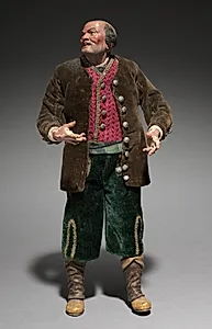 Figure from a Crèche: Standing Man by Unknown Artist
