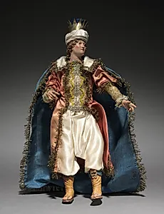 Figure from a Crèche: Youthful Magus by Unknown Artist