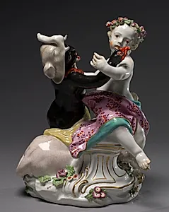 Figure of Asia and Africa from the Four Continents