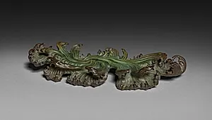 Figure of Daoist Immortal He Xiangu (base) by Unknown Artist