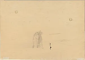 Figures in a Landscape (verso) by Jean Louis Forain (French, 1852–1931)