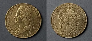 Five Guineas: George II (obverse); Shield of Arms (reverse) by Unknown Artist