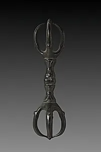 Five-pronged Vajra Pestle (Gokosho) by Unknown Artist