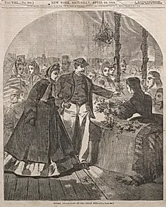 Floral Department of the Great Fair by Winslow Homer (American, 1836–1910)