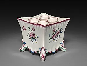 Flower Vase (Bouquetier) by Aprey Pottery Factory (French)