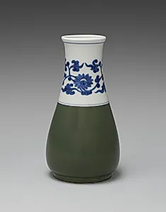 Flower Vase with Floral Scroll by Seifū Yohei III (Japanese, 1851–1914)