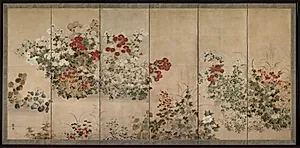 Flowers and Grasses by Kitagawa Sōsetsu (Japanese, active 1639–50)
