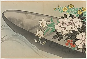 Flowers of a Hundred Worlds (Momoyogusa): Flower boat (Hanabune) by Kamisaka Sekka (Japanese, 1866–1942)