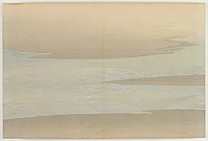 Flowers of a Hundred Worlds (Momoyogusa): Small Waves (Komani) by Kamisaka Sekka (Japanese, 1866–1942)
