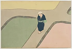 Flowers of a Hundred Worlds (Momoyogusa): Spring Field (Haru no tanomo) by Kamisaka Sekka (Japanese, 1866–1942)