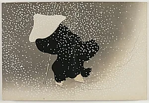 Flowers of a Hundred Worlds (Momoyogusa): Swirling Snow (Tomoe no yuki) by Kamisaka Sekka (Japanese, 1866–1942)