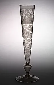 Flute Glass by Unknown Artist