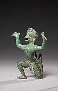 Flying Hanuman by Unknown Artist