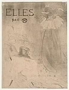 Folder for Frontispiece of Elles by Henri de Toulouse-Lautrec (French, 1864–1901)