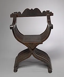 Folding Armchair by Unknown Artist