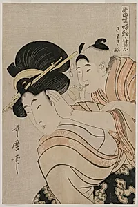 Fond of Noise from the series Eight Views of Favorite Things of Today’s World by Kitagawa Utamaro (Japanese, c. 1754–1806)