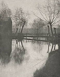 Footbridge Near Chingford by Peter Henry Emerson (British, 1856–1936)