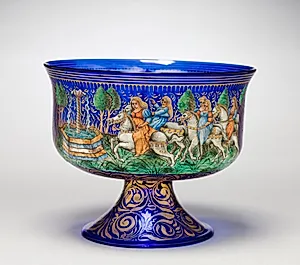 Footed Bowl by Unknown Artist