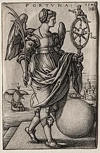 Fortune by Hans Sebald Beham (German, 1500–1550)