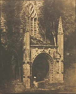 Fountain of Notre-Dame at Saint-Brieuc, Brittany by Louis-Rémy Robert (French, 1811–1882)