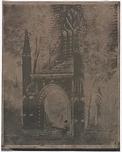 Fountain of Notre Dame at Saint-Brieuc, Brittany by Louis-Rémy Robert (French, 1811–1882)