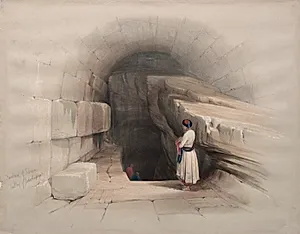 Fountain of Siloam, Valley of Jehoshaphat by David Roberts (Scottish, 1796–1864)