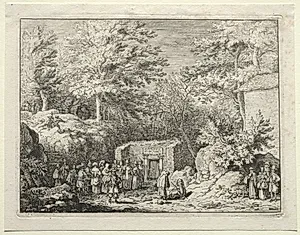Four Springs in and around Spa: The Fourth Spring, The Spring at Sauvenière by Allart van Everdingen (Dutch, 1621–1675)