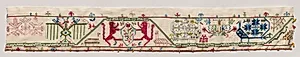 Fragment from an Embroidered Border by Unknown Artist