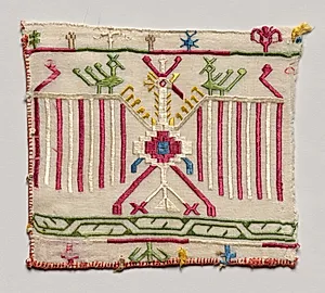 Fragment from an Embroidered Border by Unknown Artist