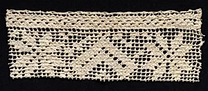 Fragment of a Band with Floral Motif by Unknown Artist