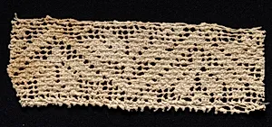 Fragment of a Band with Geometric Motif by Unknown Artist