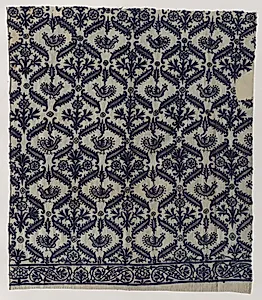 Fragment of a Bed Curtain by Unknown Artist