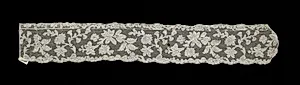 Fragment of a Bobbin Lace Lappet by Unknown Artist