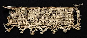 Fragment of a Border with Abstract Pattern by Unknown Artist