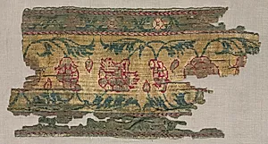 Fragment of a Carpet Border by Unknown Artist