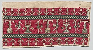 Fragment of a furnishing textile (one of five) by Unknown Artist