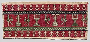 Fragment of a furnishing textile (one of five) by Unknown Artist