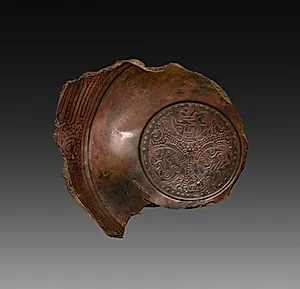 Fragment of a Lacquer Tray by Unknown Artist