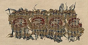 Fragment of a Tiraz-Style Textile by Unknown Artist