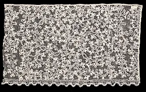 Fragment of Bobbin Lace Flounce by Unknown Artist