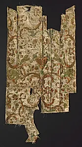 Fragment of Brocaded Velvet by Unknown Artist