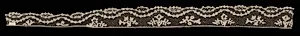 Fragment of Needlepoint Lace Garniture by Unknown Artist