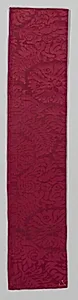 Fragment of Silk Damask Textile by Unknown Artist