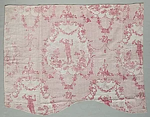 Fragment of Woodblock Printed Cotton by Unknown Artist