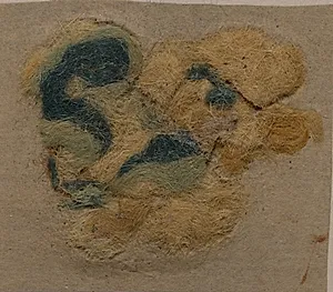 Fragment (Originally Piece of Felt) by Unknown Artist