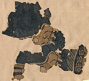 Fragment, probably from a large hanging by Unknown Artist