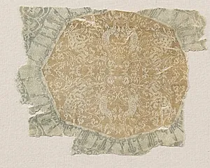 Fragment with Octagons and Four-Pointed Stars by Unknown Artist